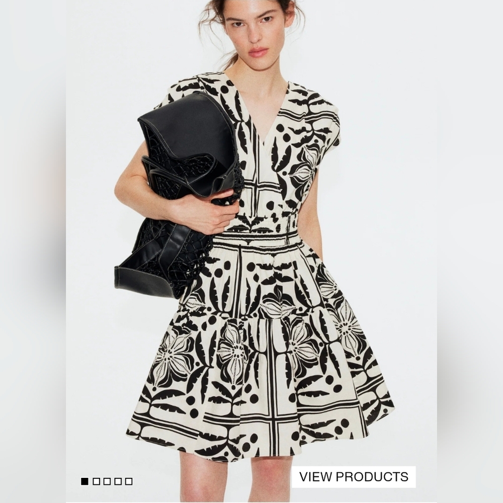 H&M Cotton Mini Dress